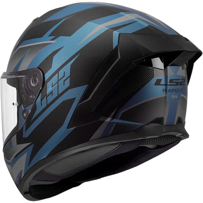 Casco LS2 FF820 Rapid III Xtrem - Negro/Azul Mate