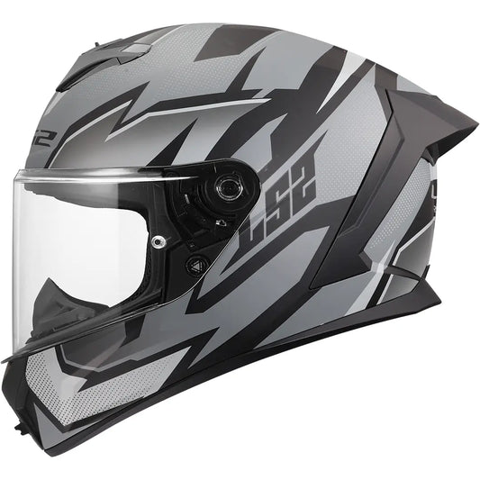 Capacete LS2 FF820 Rapid III Xtrem - Preto/Cinza Mate