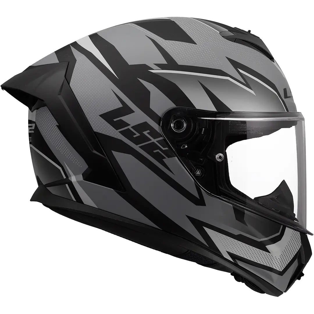 Casco LS2 FF820 Rapid III Xtrem - Negro/Gris Mate