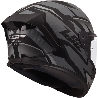 Casco LS2 FF820 Rapid III Xtrem - Negro/Gris Mate