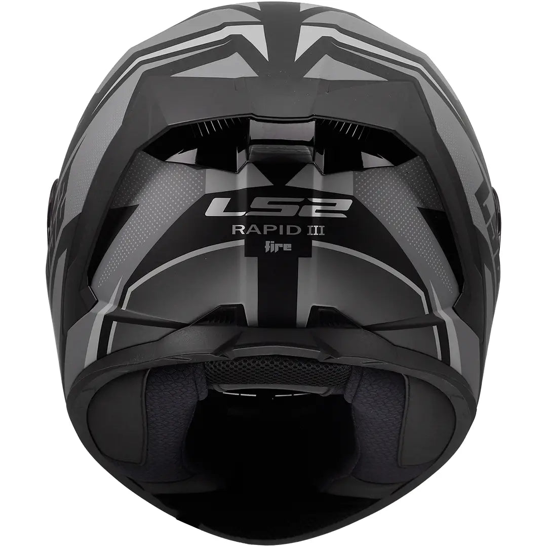Casco LS2 FF820 Rapid III Xtrem - Negro/Gris Mate
