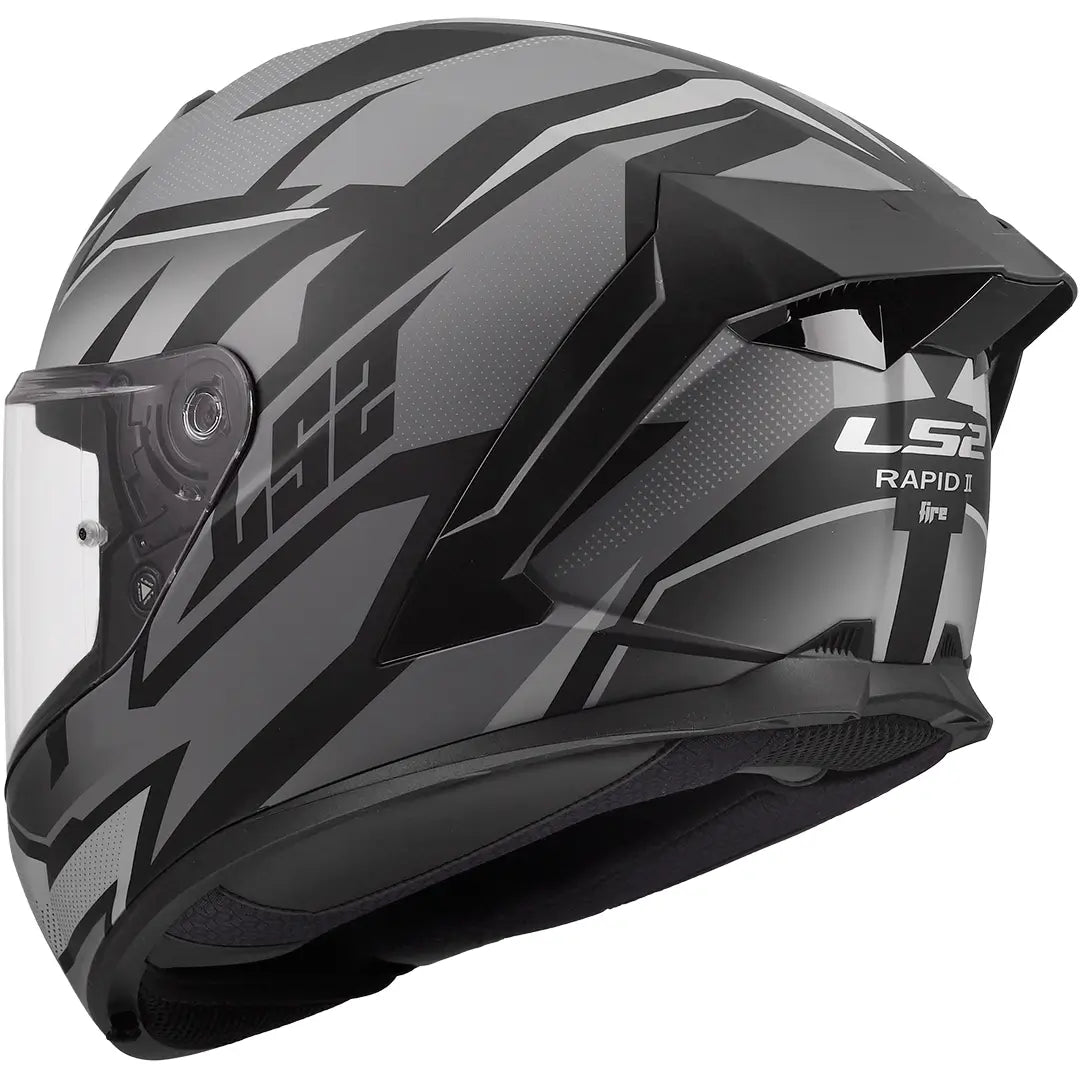 Casco LS2 FF820 Rapid III Xtrem - Negro/Gris Mate