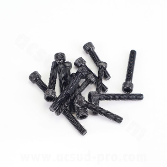 Kit tornillos carter Derbi euro 3-4 13 piezas TNT - negro 171007B