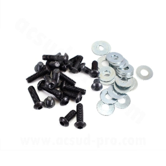 Kit tornillos de carenados Sherco 50 TNT - negro