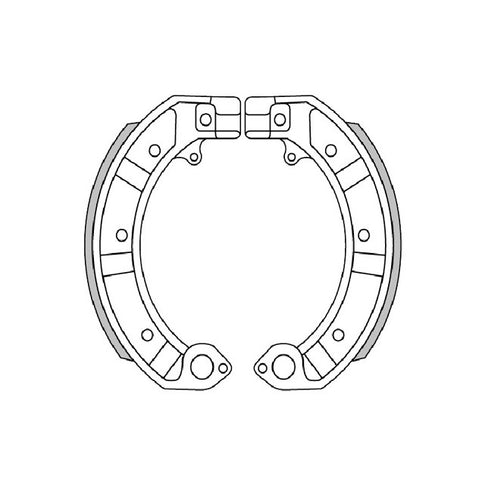Zapatas de freno Vespa PK S/XL DN/IRIS/T5/TX/PX Polini 176.0128/R