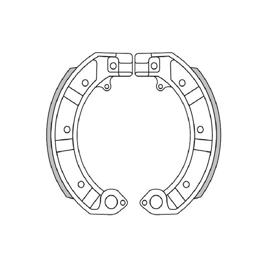 Zapatas de freno Vespa PK S/XL DN/IRIS/T5/TX/PX Polini 176.0128/R