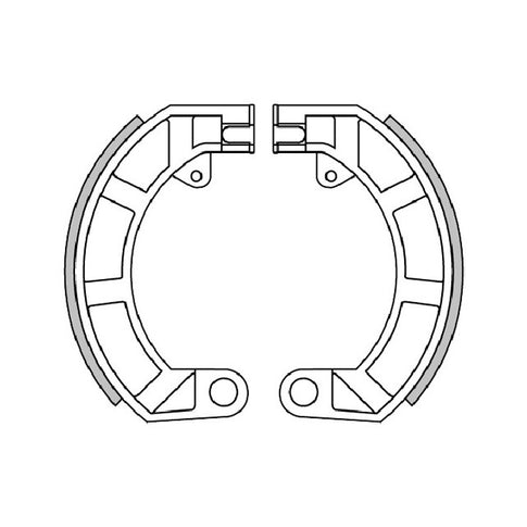 Zapatas freno trasero Vespa Primavera/Super/SL Polini For-Race 176.0159/R