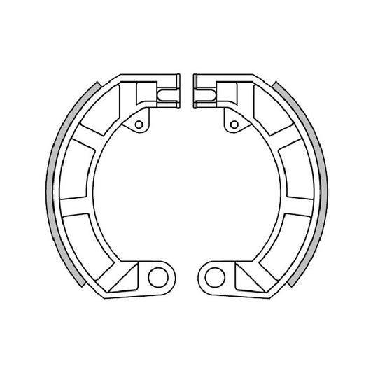 Zapatas freno trasero Vespa Primavera/Super/SL Polini For-Race 176.0159/R