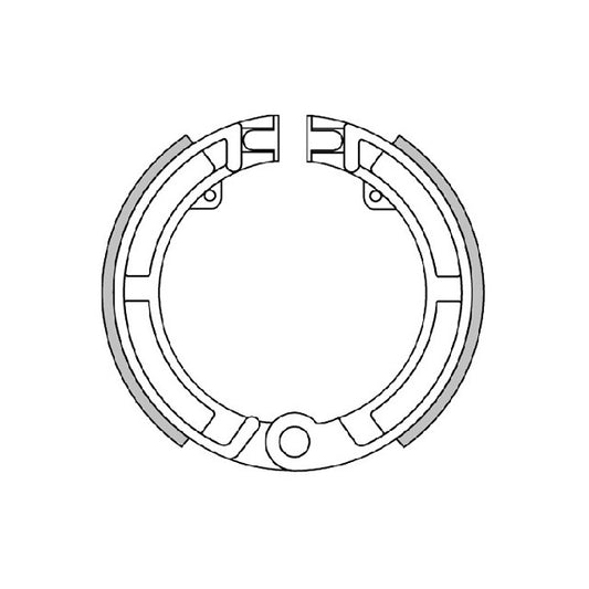 Zapatas freno delantero Vespa Primavera/Super/SL/llantas 8" Polini For-Race 176.0162/R