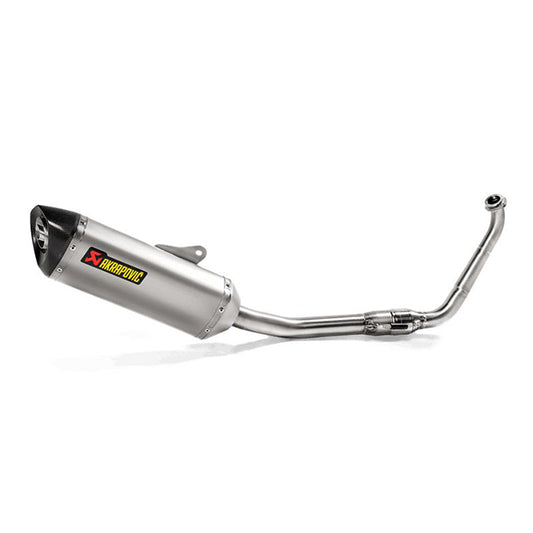 Ligne complète Akrapovic Yamaha YZF-R 125 >19 / MT-125 >20 - titane
