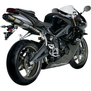 Échappement Akrapovic Slip-On Line Triumph Daytona 675/R 06-12 (CE) - titane