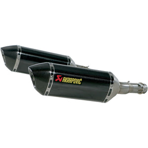 Escape Akrapovic Slip-On Line Doble Kawasaki Z1000 SX/Ninja 10-13 (CE) - carbono S-K10SO6-HZC