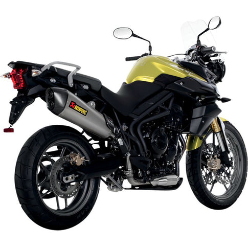 Échappement Akrapovic Slip-On Line Triumph Tiger 800 XC/XR/XRx/XCx 11-15 (CE) - titane
