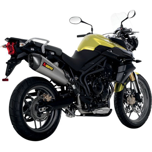 Échappement Akrapovic Slip-On Line Triumph Tiger 800 XC/XR/XRx/XCx 11-15 (CE) - titane