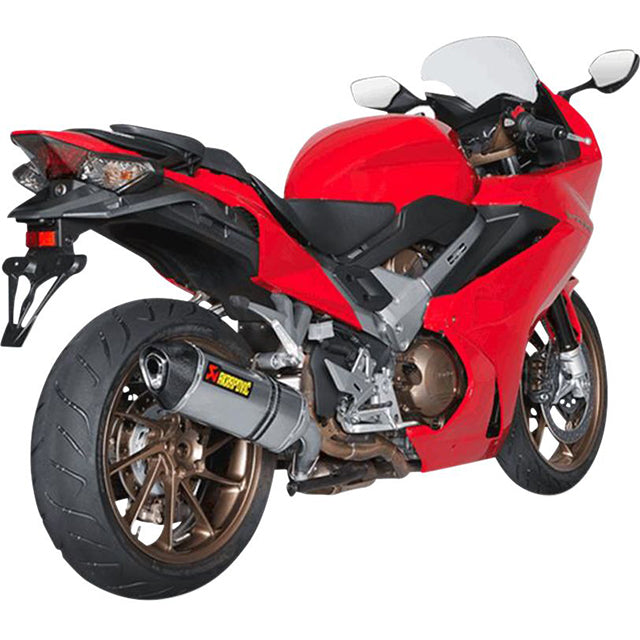 Échappement Akrapovic Slip-On VFR800F / VFR800X Crossrunner 14-16 (CE) titane-carbone