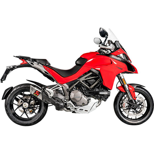 Silencieux Akrapovic Slip-On Multistrada 1200S 15-17 /1260/1260 S >18 (CE) - titane