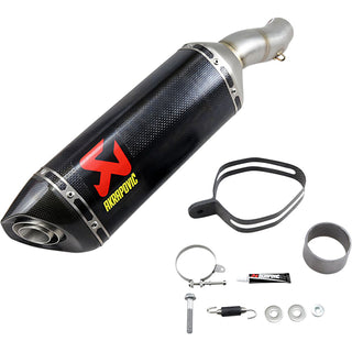 Escape Akrapovic Slip-On Racing Kawasaki ZX-6R 600 09-16 / 636 Ninja 13-20 - carbono