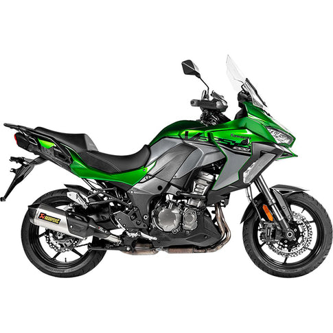 Silencieux Akrapovic Slip-On Line pour Kawasaki Versys 1000 >19 (CE) - titane
