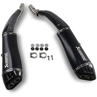 Escapes Akrapovic Slip-On BMW K1600B/Grand America 18-20 (CE) titânio-preto-carbono
