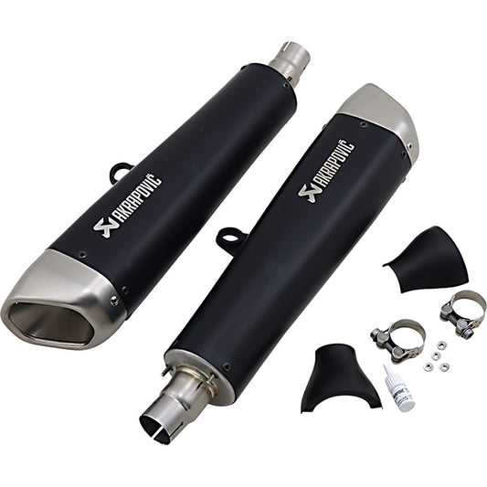 Silencieux Akrapovic Slip-On Line Double Triumph Speed Twin 1200 >19 (CE) titane-noir