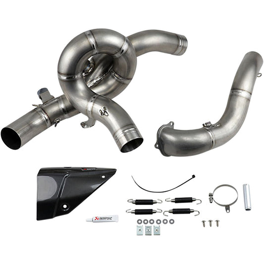 Collecteur d'échappement Ducati Multistrada 1200/S 15-17 Akrapovic - titane