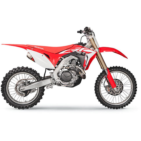 Ligne d'échappement complète Akrapovic Racing Line Double Honda CRF 450 R / RX >17 - titane