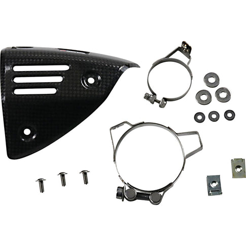 Protetor de calor Vespa GTS Akrapovic - carbono