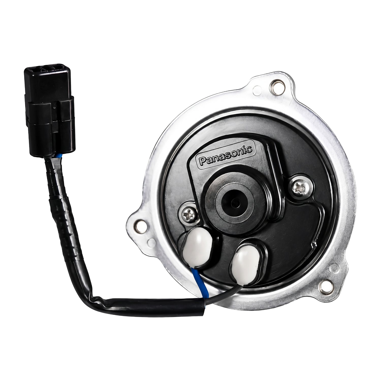 Vista exterior del motor ventilador Honda CRF 250 L para sistema de refrigeración de la motocicleta.