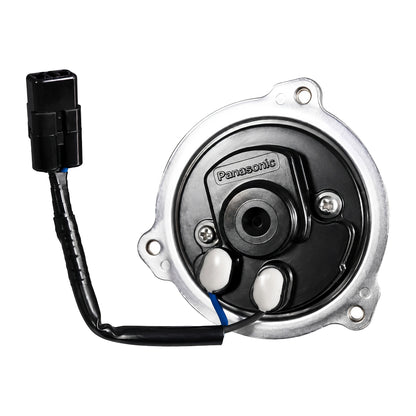Vista exterior del motor ventilador Honda CRF 250 L para sistema de refrigeración de la motocicleta.