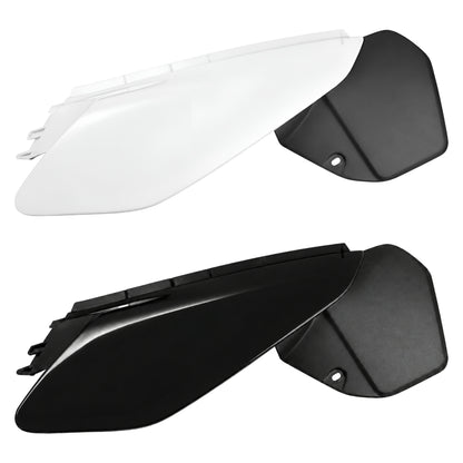 Portada tapa trasera derecha blanca / negra Yamaha DT 125 RE / X 04-06