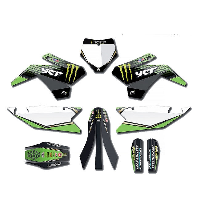Kit de adhesivos Monster Energy Pitbike YCF Bigy 20-90-109