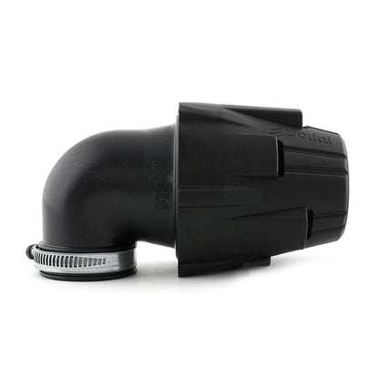 Filtro aire corto curvado con carcasa de plástico Polini 90º