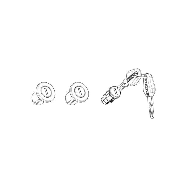 Bombines maletas llave SH35 / SH36 Shad - negro 203134R