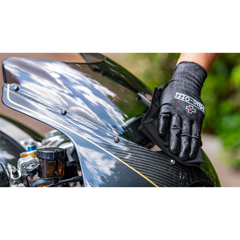 Paño de microfibra MUC-OFF Premium especial para casco y pantalla