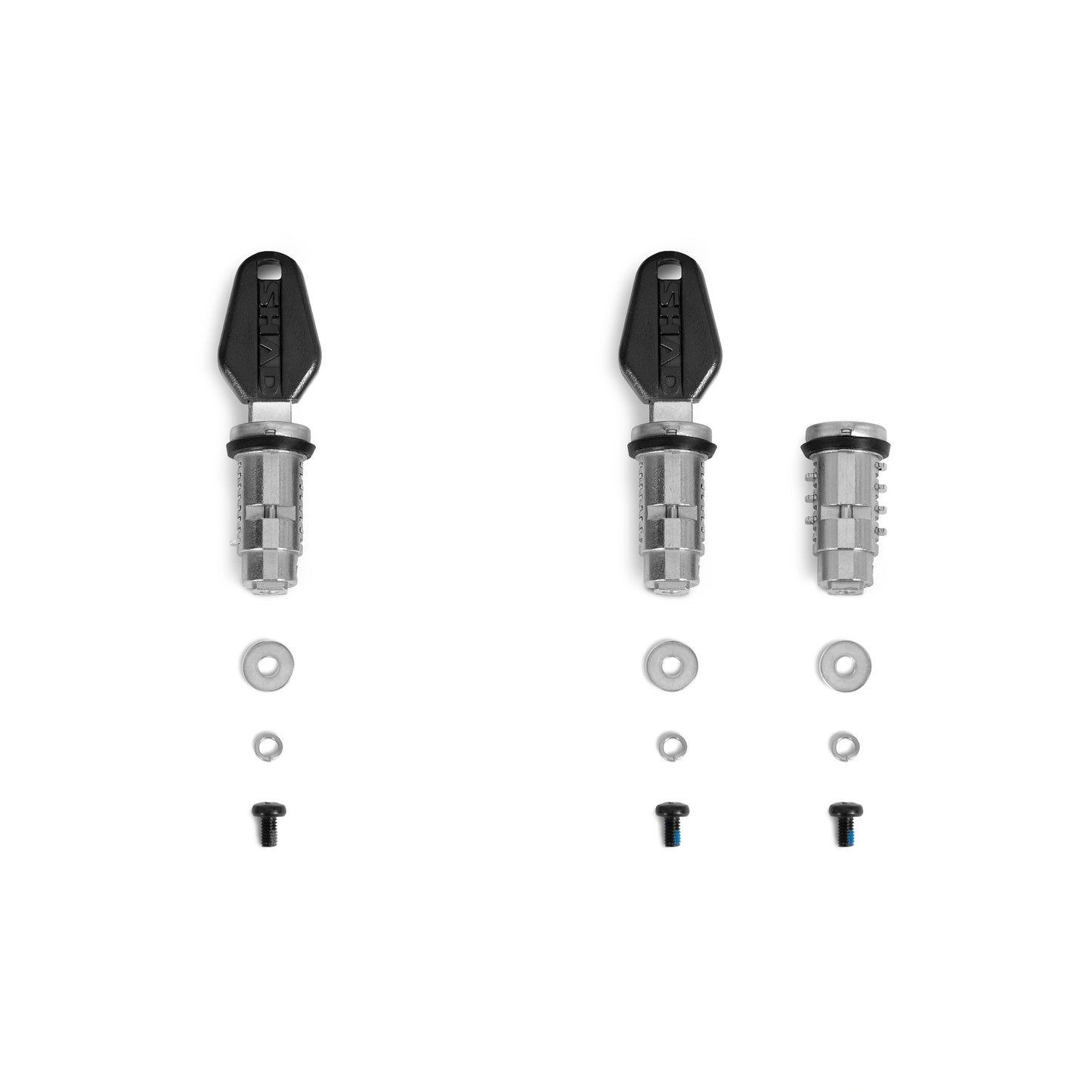 Kit de chaves e 3 canhões da mala Shad TR30 / TR 40 / TR 50 
