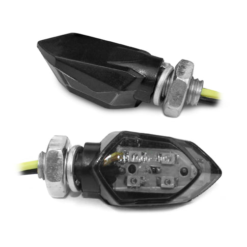 Clignotants  mini Clinton Leds TNT - noir (CE) 