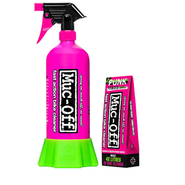 Limpiador Punk Powder 1L bote aluminio con difusor Muc-Off