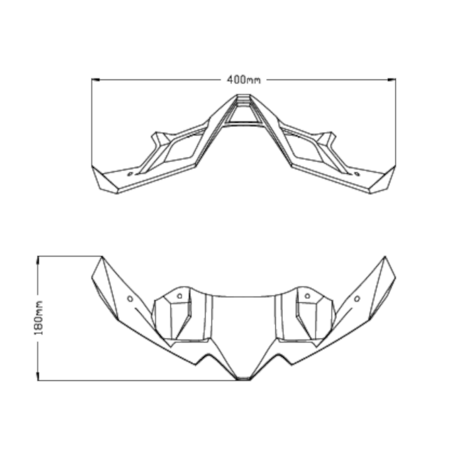 Alerón frontal Naked Kawasaki Z900 >2020 Puig