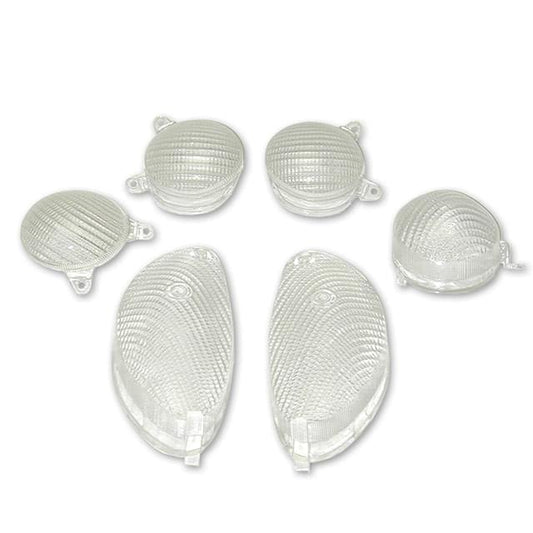 Kit cabochons de clignotants Yamaha Majesty 125cc (99-02) TNT - transparents