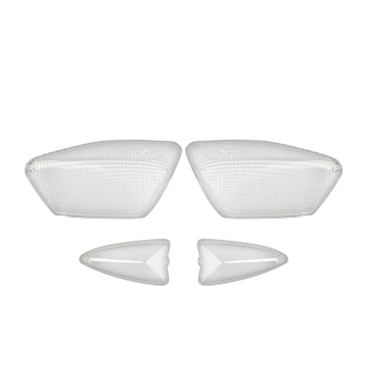 Kit de tulipas de piscas Yamaha Aerox / MBK Nitro 13/ TNT - transparente