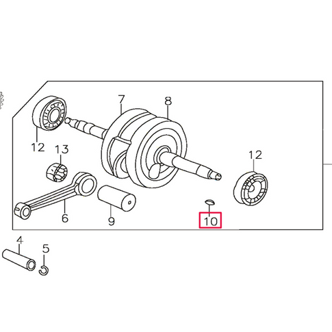Chaveta encendido Pitbike motor 150-3 150-5 YX 208J001