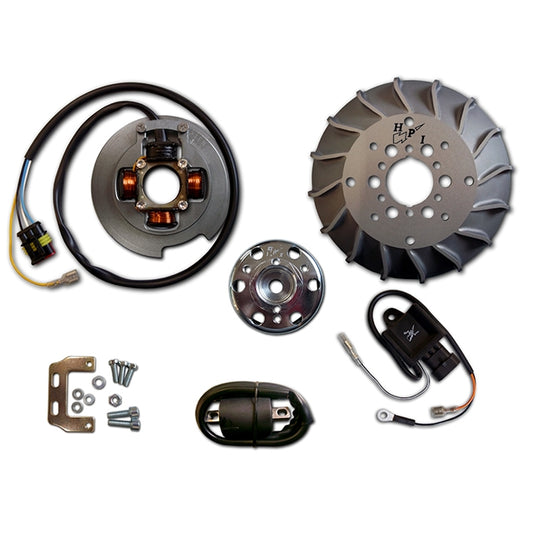 Allumage racing avec éclairage et double courbe HPI Vespa PK 50/125cc XL cône 20/24mm 2T