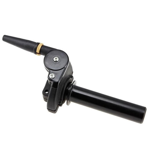 Mando de gas horizontal 36mm 66° Domino - negro