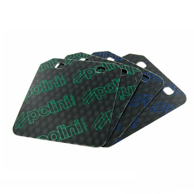Láminas de carbono Minarelli horizontal / Peugeot horizontal 0.30-0.35mm Polini 213.0532