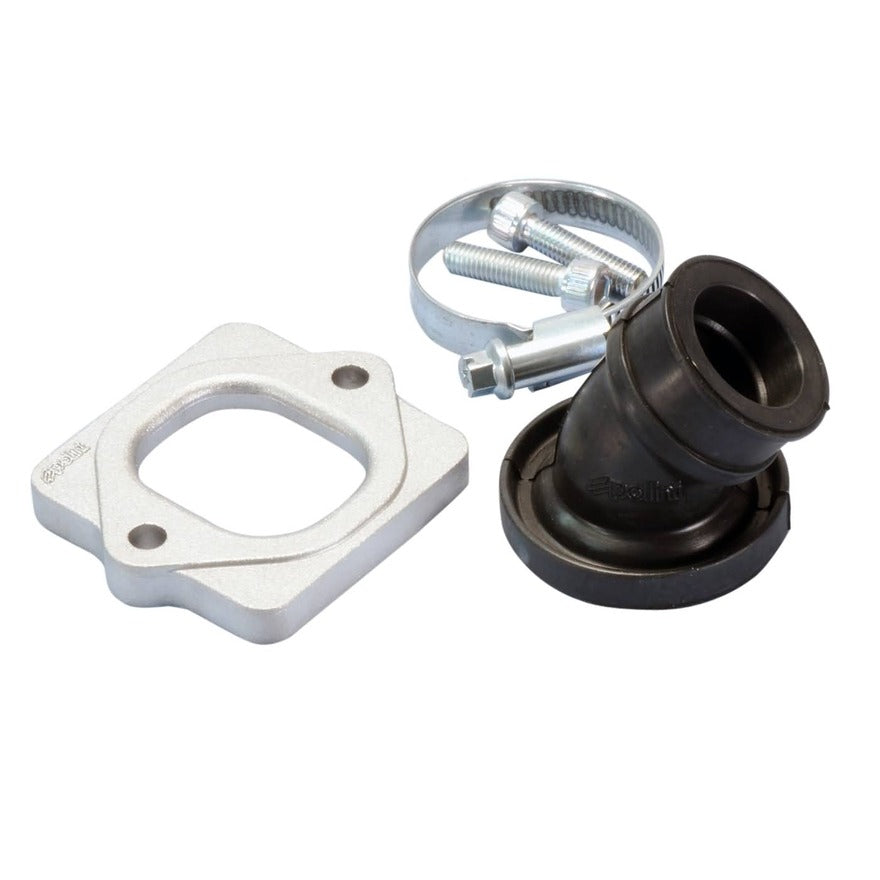 Tobera de admisión Piaggio scooter 50cc d=19-21mm 360º Polini 215.0423