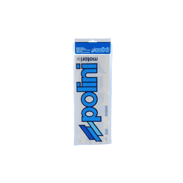 Autocollants Polini 34x11 cm contour bleu