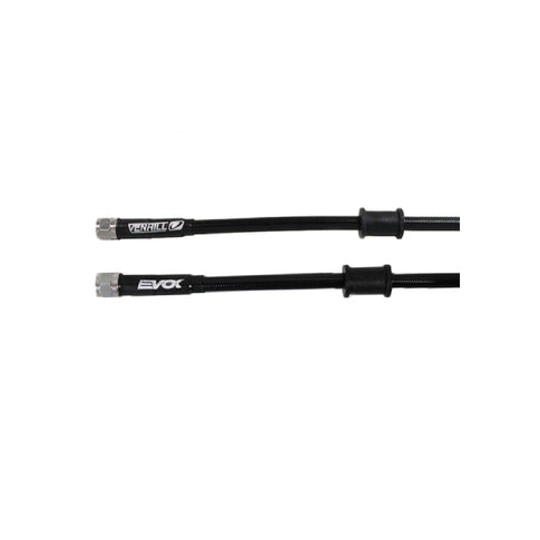 Latiguillo metálico negro 2000mm tuercas cromadas Evok 225500061