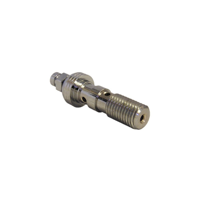 Double screw with bleeder M10x1.25 chrome Evok