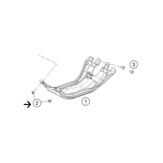 HH hexagonal screw M6x12 TX KTM