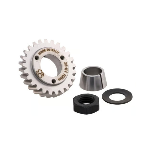 Complete helical bevel front sprocket bell 61 Crimaz.